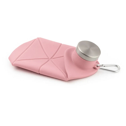 GoVibe PEMBE Katlanabilir Silikon Matara 700ml